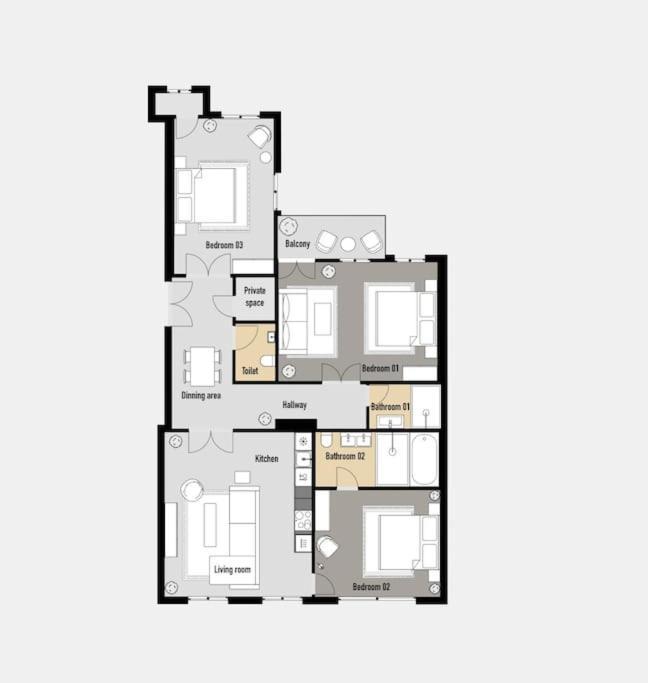 3br & 2,5bath Heaven Of Harmony 2 Theater View Prague